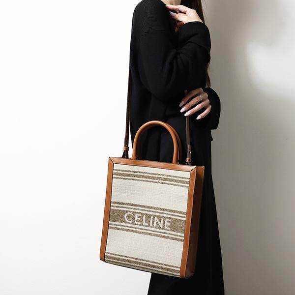 CÉLINE トートバッグ ベージュ ブラック オレンジ特別値下げです。 CÉLINE トートバッグ ベージュ/ブラウン 中型 横26cm✖️縦24cm CÉLINE