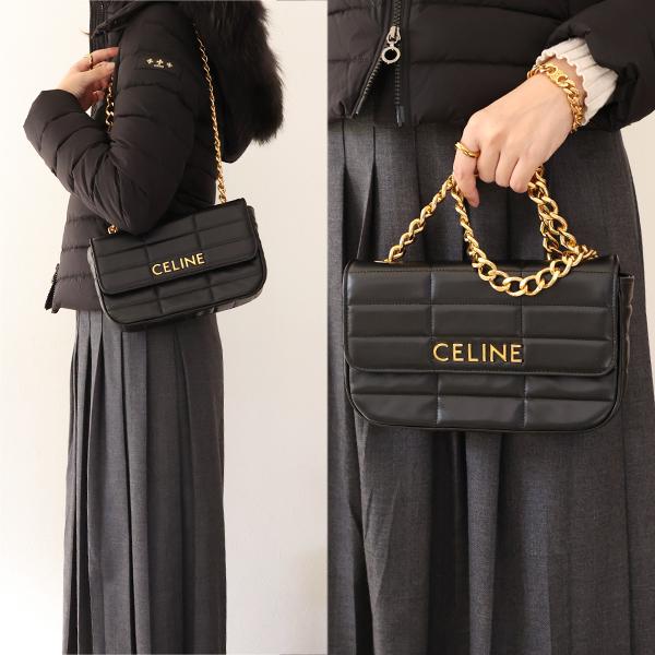 CELINE（セリーヌ） ショルダーバッグ Matelasse Monochrome Chain