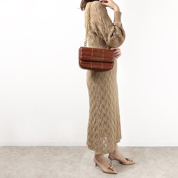CELINE（セリーヌ） ショルダーバッグ Matelasse Monochrome Chain