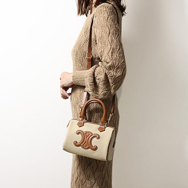 CELINE（セリーヌ） ハンドバッグ Cuir Small Boston Triomphe Hand