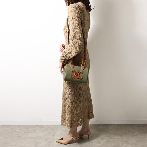 CELINE（セリーヌ） ハンドバッグ Cuir Small Boston Triomphe Hand