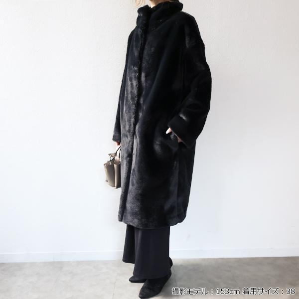 HERNO ヘルノ ファーコート Eco Fur Long Coat GC000491D 12422
