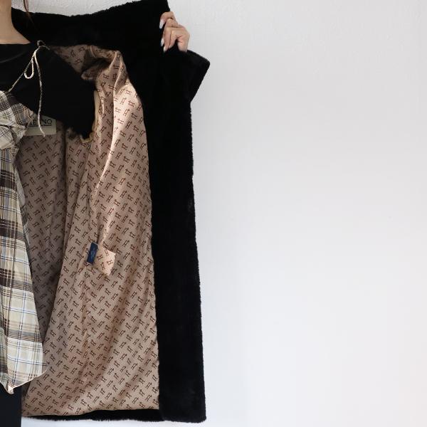 HERNO ヘルノ ファーコート Eco Fur Long Coat GC000491D 12422