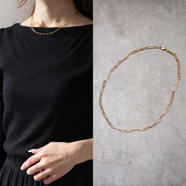 TOM WOOD（トムウッド） ネックレス Box Chain Necklace Gold 16Inch