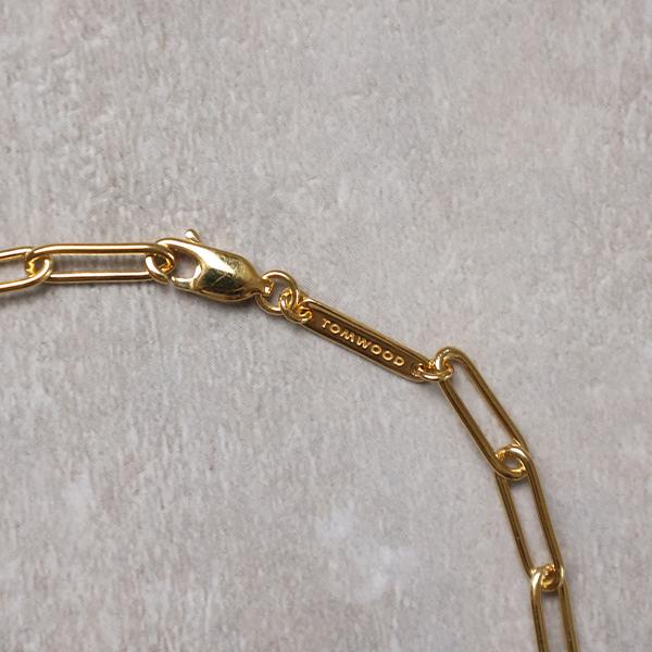 TOM WOOD（トムウッド） ネックレス Box Chain Necklace Gold 16Inch