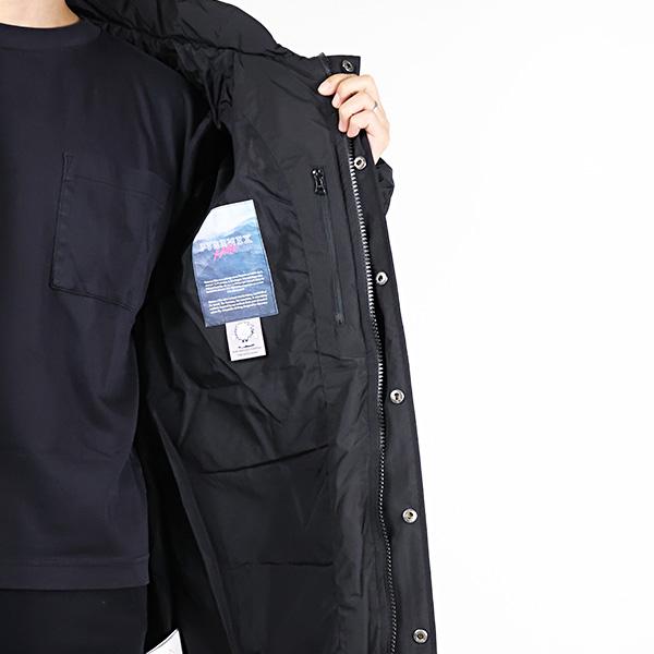 PYRENEX ピレネックス ダウンジャケット SPARK Down Jacket スパーク HMY025 P0009 メンズ アウター フード付き ミディアム丈 ロゴの画像