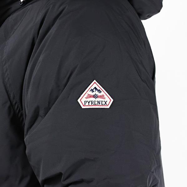 PYRENEX ピレネックス ダウンジャケット SPARK Down Jacket スパーク HMY025 P0009 メンズ アウター フード付き ミディアム丈 ロゴの画像