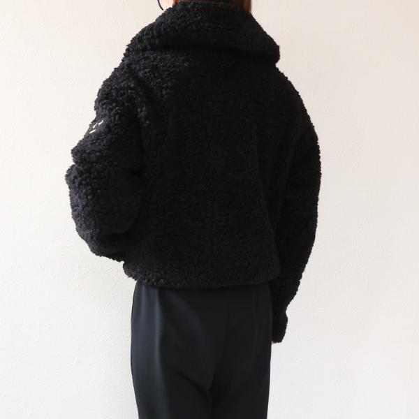 TATRAS タトラス ボアジャケット Mamateta Blouson ママテータ LTAT24A4972-L レディース ショート丈 フードなし ロゴパッチ アウターの画像
