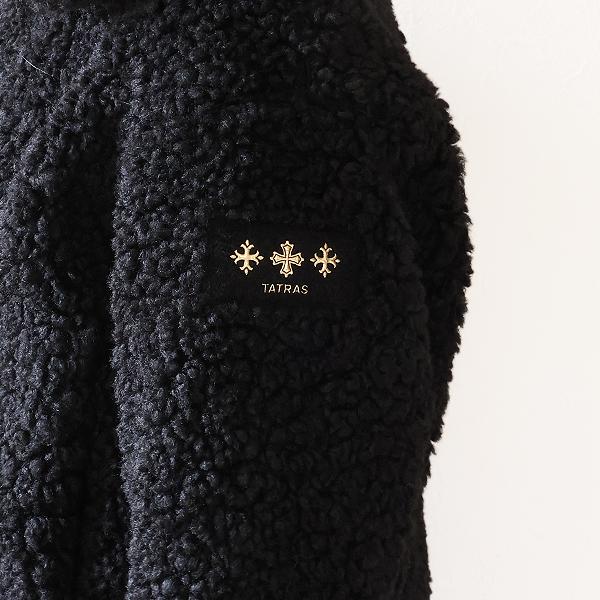 TATRAS タトラス ボアジャケット Mamateta Blouson ママテータ LTAT24A4972-L レディース ショート丈 フードなし ロゴパッチ アウターの画像