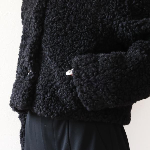 TATRAS タトラス ボアジャケット Mamateta Blouson ママテータ LTAT24A4972-L レディース ショート丈 フードなし ロゴパッチ アウターの画像