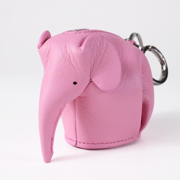 LOEWE ロエベ チャーム Elephant Leather Coin Purse Charm C880N96X12 レディース コインケース キーリング エレファント 象 レザーの画像