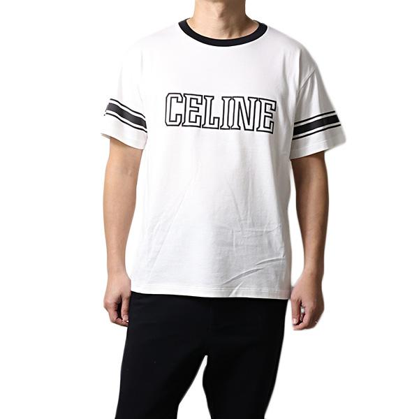 CELINE セリーヌ Tシャツ ロゴ 男女兼用 オシャレデザイン celine-t-shirts-cut-sew-summer