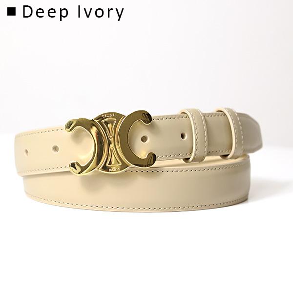 CELINE セリーヌ ベルト Medium Triomphe Belt 25mm 45AK93A01 レディース ミディアム 25MM トリオンフ ミドルウエスト レザーの画像