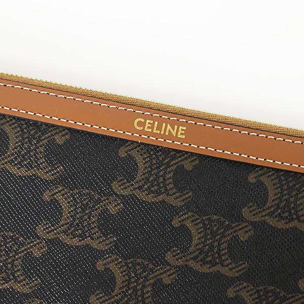 CELINE（セリーヌ） ポーチ Triomphe Canvas Small Pouch 10J502FES