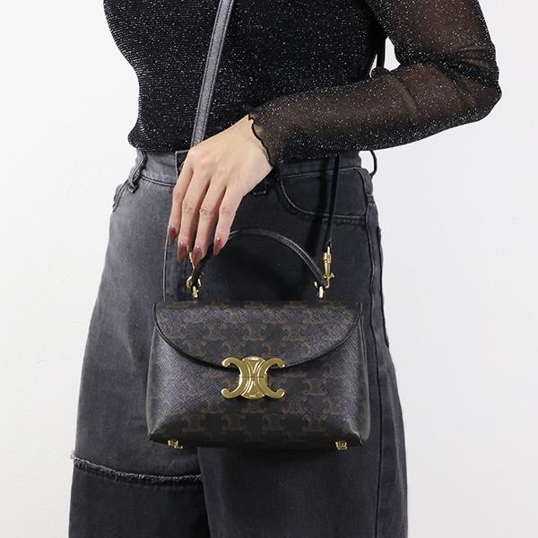 セリーヌ CELINE ミニクロード 101512 タン トリオンフキャンバス レディース ショルダーバッグ セリーヌ CELINE ミニクロード 101512 タン トリオンフキャンバス