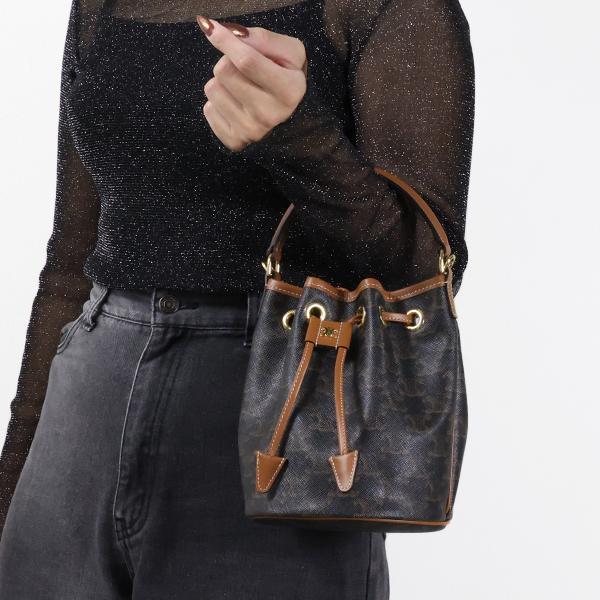 CELINE（セリーヌ） ハンドバッグ TEEN CLARA Triomphe Canvas Bucket