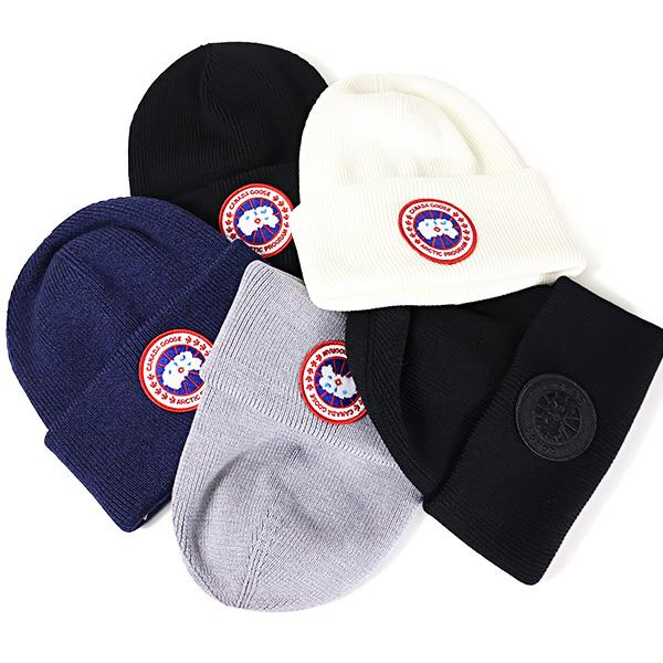 CANADA GOOSE（カナダグース） ニット帽 Logo Beanie アークティック