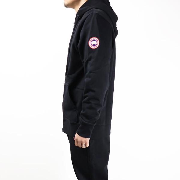 CANADA GOOSE カナダグース パーカー Huron Full Zip Hoodie フルジップ フーディー 7401M メンズ ジップアップ スウェット 長袖 コットン ロゴパッチの画像