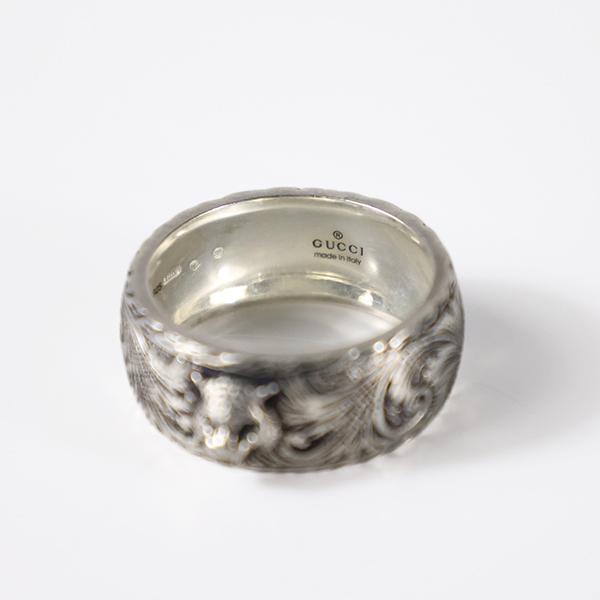 GUCCI（グッチ） リング Tiger Head Silver Ring YBC4335710010 メンズ