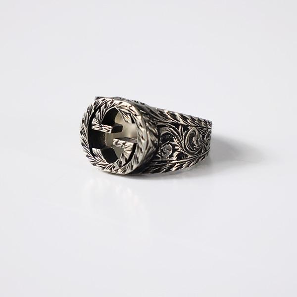 GUCCI グッチ リング Interlocking G Paisley Ring YBC4553020010 レディース メンズ 指輪 ペイズリー インターロッキングG アクセサリー