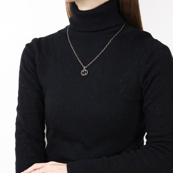 GUCCI（グッチ） ネックレス Interlocking G Oxidised Chain Necklace