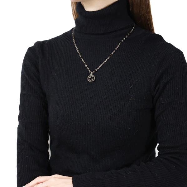 GUCCI（グッチ） ネックレス Interlocking G Oxidised Chain Necklace