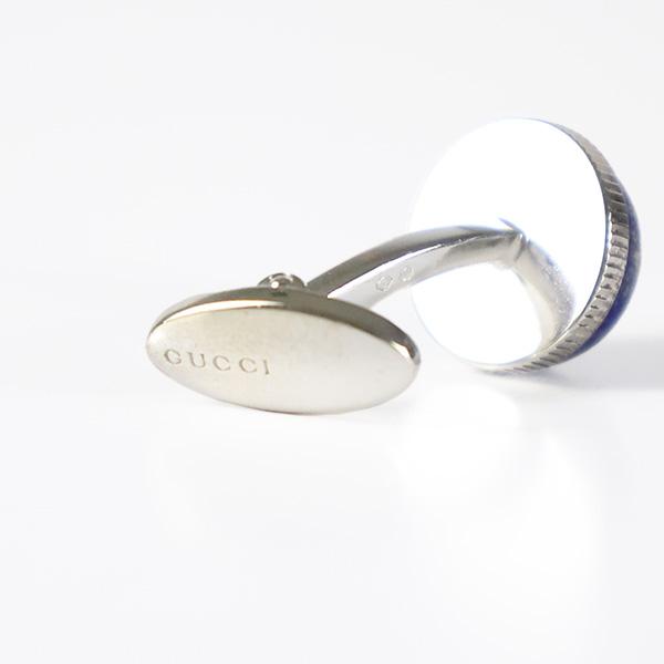 GUCCI（グッチ） カフスボタン Interlocking G Lapis Cufflinks