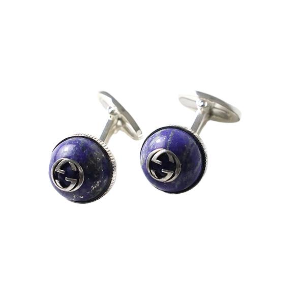 GUCCI（グッチ） カフスボタン Interlocking G Lapis Cufflinks