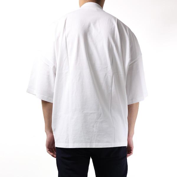 ジルサンダー　tシャツ（無地） JIL SANDER (ジルサンダー) RIBBED ROUND NECK T-SHIRT