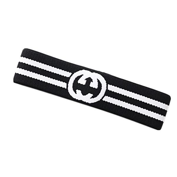 GUCCI ネイビー ストライプ ヘアバンド GUCCI ネイビー ストライプ ヘアバンド
