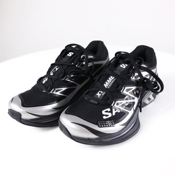 MM6 エムエムシックス スニーカー MM6×SALOMON XT Sneakers SH1WS0020 P6303 メンズ ローカット メッシュ 厚底 コラボ ロゴ 靴の画像