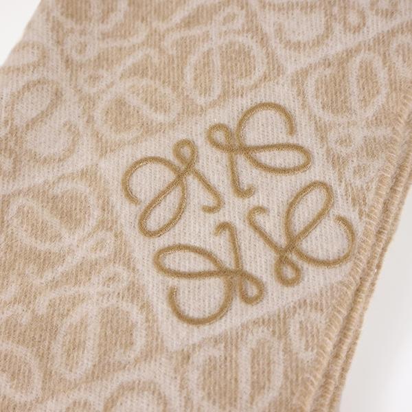 LOEWE（ロエベ） マフラー Wool Cashmire Anagram Scarf アナグラム