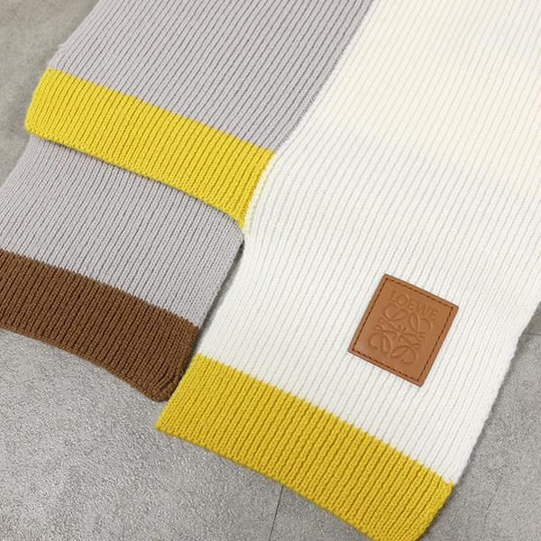 LOEWE（ロエベ） マフラー Wool Asymmetric Scarf アシンメトリー