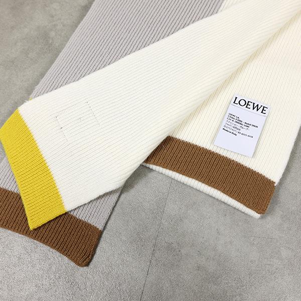 LOEWE（ロエベ） マフラー Wool Asymmetric Scarf アシンメトリー