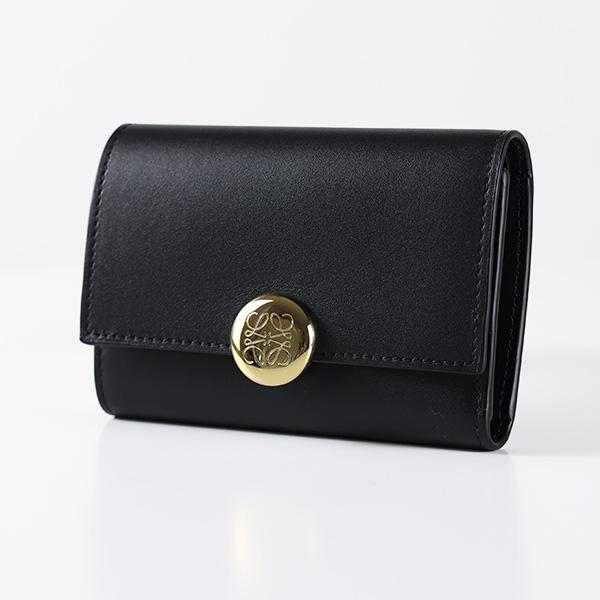 LOEWE（ロエベ） 三つ折り財布 Pebble Small Vertical Wallet