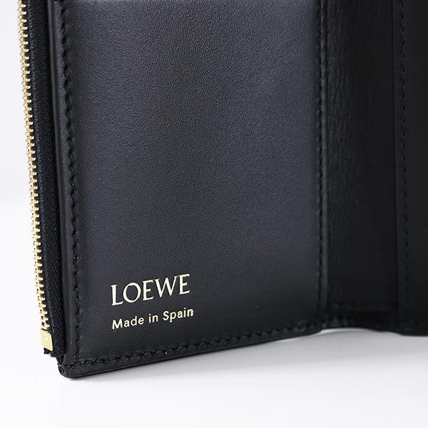 LOEWE 黒 レザー ミニ財布 LOEWE 黒 レザー ミニ財布 【公式通販】
