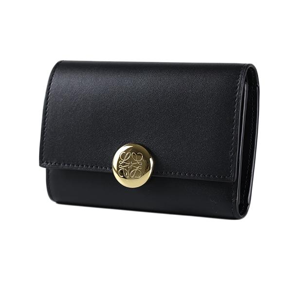 LOEWE（ロエベ） 三つ折り財布 Pebble Small Vertical Wallet