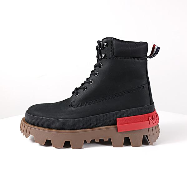 MONCLER モンクレール ブーツ Lace up Boots 4F00060 M2383 メンズ ショート丈 レースアップ 靴 ロゴの画像