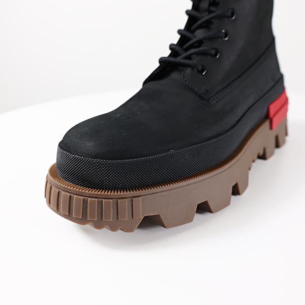 MONCLER モンクレール ブーツ Lace up Boots 4F00060 M2383 メンズ ショート丈 レースアップ 靴 ロゴの画像