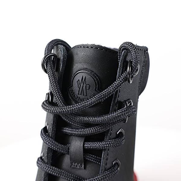 MONCLER モンクレール ブーツ Lace up Boots 4F00060 M2383 メンズ ショート丈 レースアップ 靴 ロゴの画像