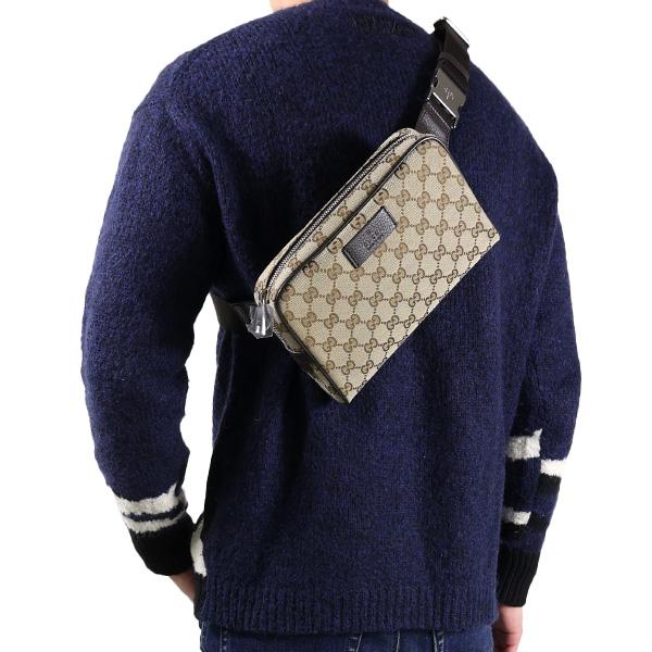 GUCCI グッチ GGキャンバス ボディバッグ ウエストポーチ 449174 GUCCI（グッチ） ボディバッグ GG Monognam Crossbody Bag 449174