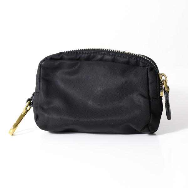 PRADA（プラダ） 【LaGヴィンテージ】PRADA ポーチ Ribbon Motif Nylon