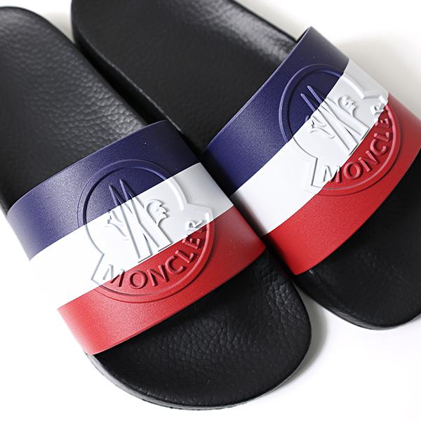 MONCLER シャワーサンダル トリコロールカラー MONCLER（モンクレール） シャワーサンダル Basile Slider 4C00020