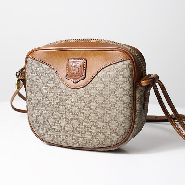 【ヴィンテージ】CELINE セリーヌ マカダム柄 ショルダーバッグ トリオンフ CELINE（セリーヌ） 【LaGヴィンテージ】CELINE ショルダーバッグ Old