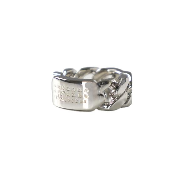 【LaGアウトレット】MM6 エムエムシックス リング Numbering Chin Ring SM6UQ0104 P8371 レディース 指輪 ナンバリング チェーン ブラス アクセサリーの画像