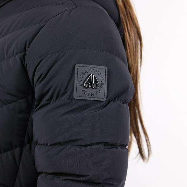 MOOSE KNUCKLES ムースナックルズ ダウンコート Cooper Lake Parka M33LP235 レディース フード付き 撥水 ロゴパッチ アウターの画像