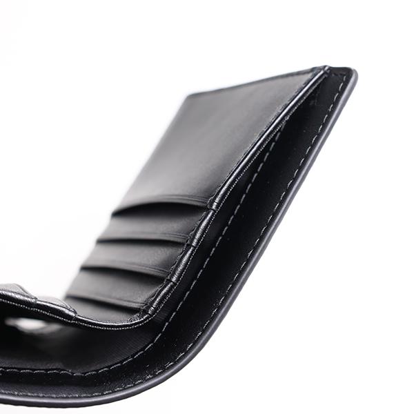 ☆新品未使用☆FURLA☆フルラ☆ブラック レザー マネークリップ FURLA（フルラ） 二つ折り財布 GOCCIA M Compact Wallet ゴッチャ