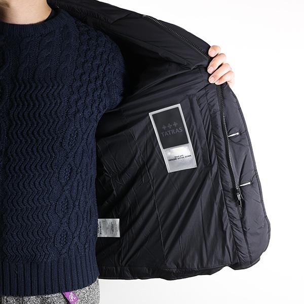 TATRAS タトラス ダウンジャケット BALESTRATE Down Jacket バレストラーテ MJXA0124010248 メンズ アウター フードなし ロゴ ナイロン ブロックステッチの画像