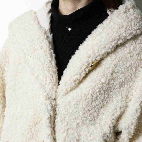TATRAS タトラス ボアブルゾン PEDARA Boa Blouson Jacket ペダラ LJXA0161030358 レディース ボアジャケット フード付き フリース アウターの画像