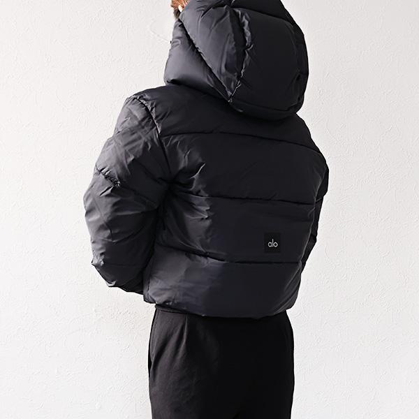 alo フード付き長袖 Alo Yoga アローヨガ ジャケット Foxy Puffer Jacket W4664 レディース